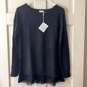 NWT Garnet Hill cashmere sweater (M)